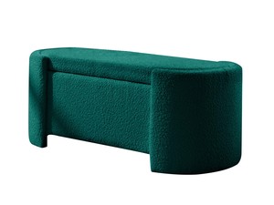 DS Boucle Storage Bench Green