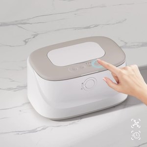 DS NA Grey USB-Powered Baby Wet Wipes Warmer - Portable and Adjustable Heating