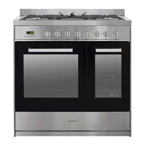 Cooktops: T Parmco FREESTANDING STOVE 900MM STAINLESS GAS 1.5OVEN