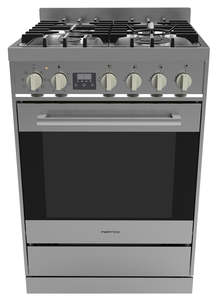 T Parmco FREESTANDING STOVE 600MM STAINLESS FULL GAS