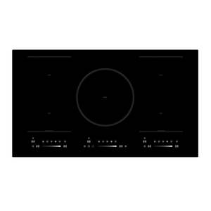 Cooktops: Parmco COOKTOP SERIES6 900MM BLACK INDUCTION ZONELESS 5 BURNER