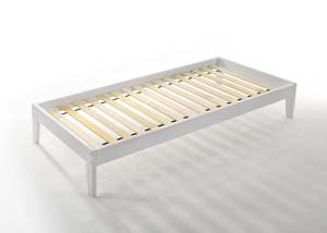 Bed Frames: Sovo Bed Frame White - Single