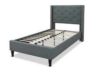 Bed Frames: New Lisbeth Bed Frame Blue - King Single