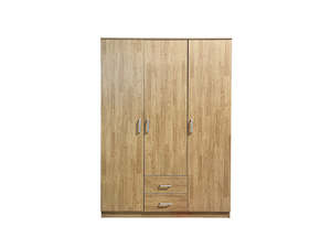 Evander 3 Doors Wardrobe With Drawers Upgraded