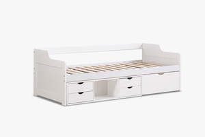 Herb Daybed with Drawers - White