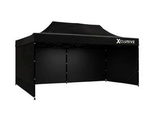 DS Xclusive Gazebo with Carry Bag 3m x 6m - Black