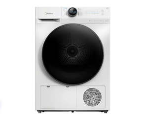 Laundry: T Midea 9KG Heat Pump Tumble dryer White MD200H90W/W