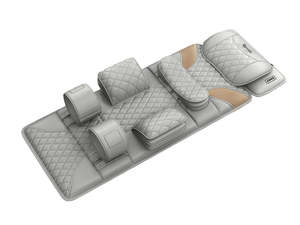 Novello Full Body Massage Mat with Air Press Calf Band - Light Grey