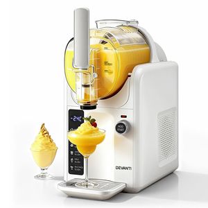 All: Devanti 5in1 Slushie Machine Ice Cream Maker 2L White