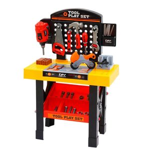 All: Kids Pretend Play Set Workbench Tools 54pcs Builder Work Childrens Toys