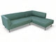 Judith Sectional Sofa with Right Chaise Linen - Green