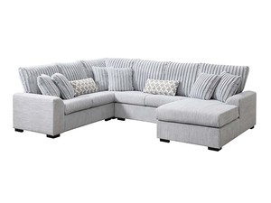 All: Voiron Sectional Sofa - Grey