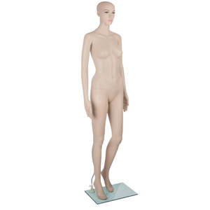 Zyber Excl Discounted: 175cm Tall Full Body Female Mannequin - Skin Coloured