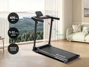 Treadmill: Walking Pad Treadmill With Handle And Button Xclusive