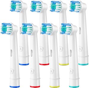 Bathroom Health Beauty: DS BS 8pcs Standard Clean Brush Heads for Oral B 17A