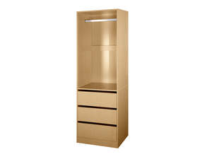 Mattone 3-Drawer Wardrobe with Hanging