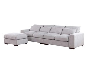 All: DS Jasmoder Sectional Sofa Set Light Grey