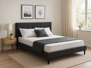 Novo Bed with Bonnell Mattress Combo - Queen