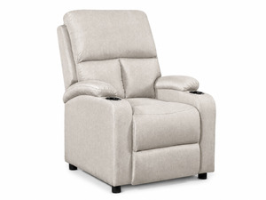 Zola Push Back Recliner Chair Linen Light Grey07