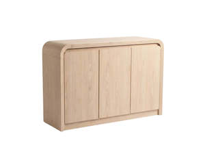 DS Vilda 3-Door Buffet Storage Cabinet - Wood