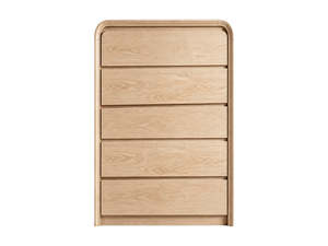 All: Vilda 5-Drawer Tallboy - Wood