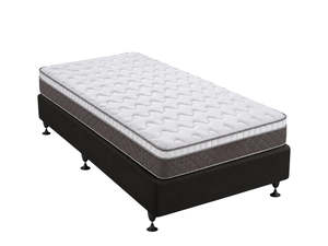 Nz Made Furniture: DS NZ Made SW Bed Base Black & MEM23 Mattress - Single