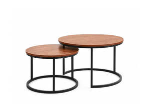 Coffee Tables: Nesting Coffee Table Set - Walnut