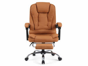 Office Chairs: Hermia Massage Office Chair PVC - Brown
