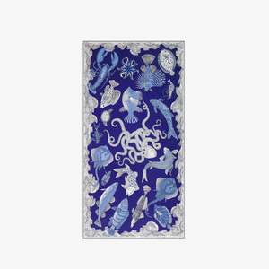 Inoui Editions: Scarf/Sarong - Poseidon in Blue