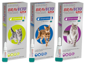 Dispensary: Bravecto Plus Flea, Tick, & Worm Spot-On Treatment for Cats