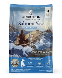 Addiction Salmon Bleu, Complete & Balanced, Skin & Coat Dry Dog Food