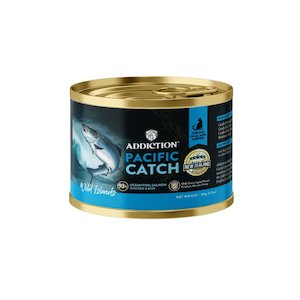 Cats: Addiction Wild Islands Pacific Catch Ocean Fish & Salmon Canned Cat Food 185 gm