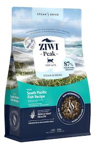 Cats: Ziwi Peak Steam & Dried Wild South Pacific Fish Recipe for Cats
