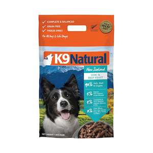 K9 Natural Grain-Free Freeze-Dried Dog Food - Hoki & Beef