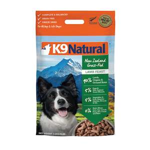 K9 Natural Grain-Free Freeze-Dried Dog Food - Lamb