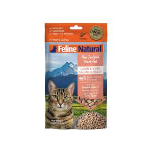 Feline Natural Grain-Free Freeze-Dried Cat Food - Lamb & King Salmon
