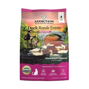 Dry Food For Cats: Duck Royale Entrée, Feline Beauty, Skin & Coat Dry Cat Food