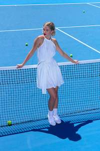 No Discount: Dolly Mini Dress | Porcelain