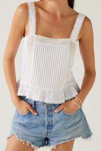 Tops: Point Top | Soft White