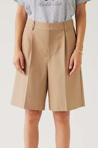 Bottoms 1: Court Shorts | Sand Beige