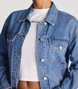 No Discount: Lee Baggy Denim Jacket | Next Blue