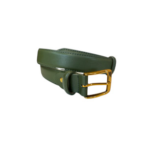 The Weekend Edit: Essential Leather Belt | Green