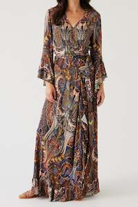 The Racquet Club Collection: Alice Dress | Dark Paisley