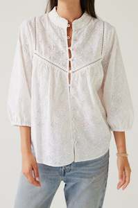 Chapter Two Ss24: Kiki Top | Porcelain Embroidery