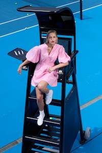 The Racquet Club Collection: Crescent Mini Dress | Rose Pink