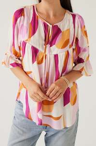 Chapter Two Ss24: Amelia Top | Pink Portrait