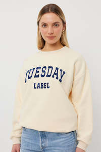 Sporty Sweatshirt | French Vanilla