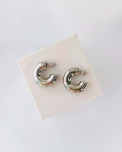 Tuesday Accessories: Tube Hoops | Silver
