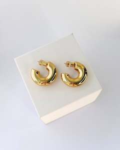 Tuesday Accessories: Tube Hoops | Gold