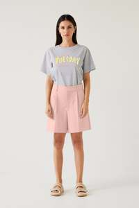 Bottoms 1: Court Shorts | Petal Pink